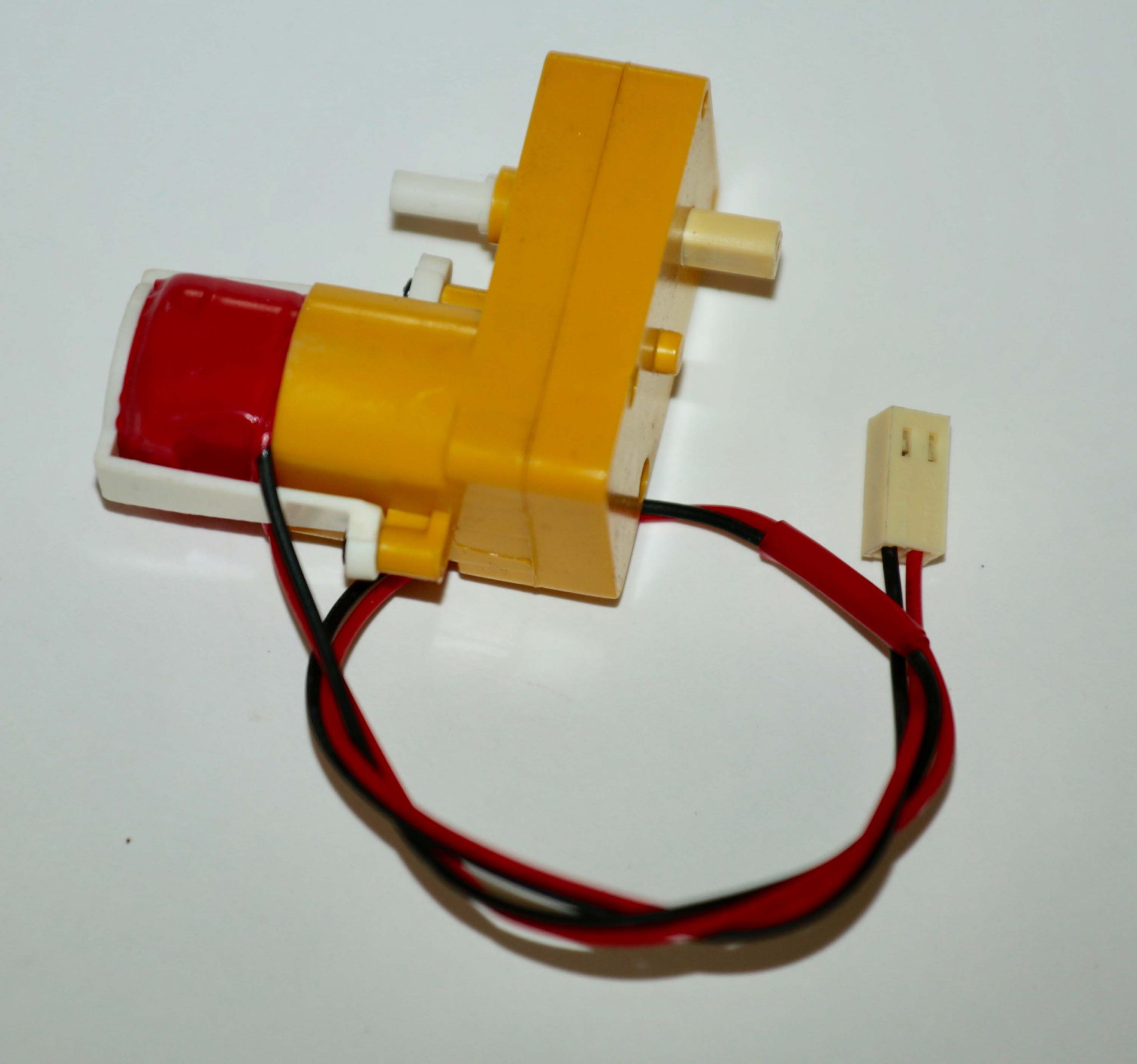 موتور گیربکس زرد دو شافت - مهندسی خلاقیت و رباتیک پانکس