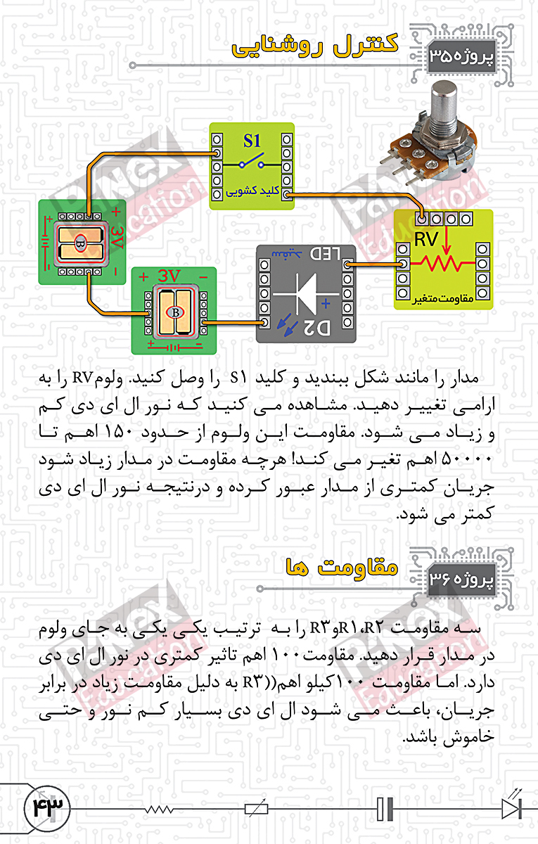 مهندسی خلاقیت - بسته خلاقیت الکترونیک 1و2
